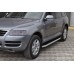 Пороги алюминиевые "New Star" для VW Touareg.